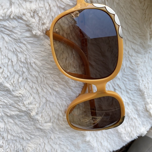 Yellow Chloe Sunglasses main image 5